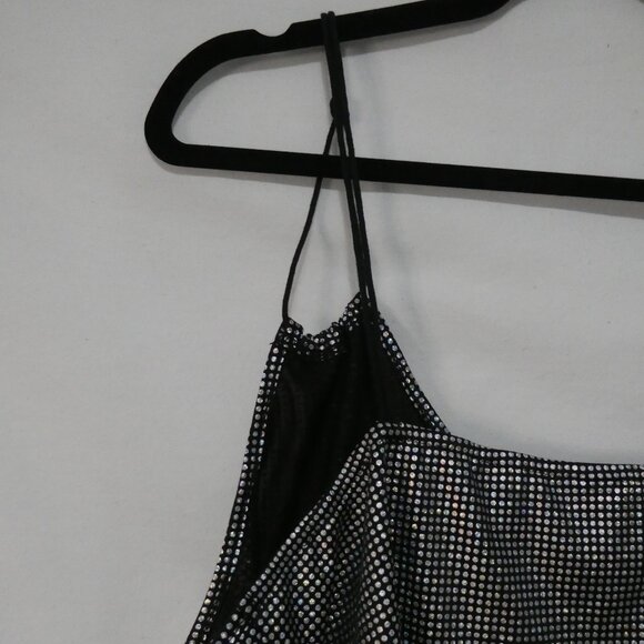 SHEIN - Curve | 1XL | Shimmering Dots | Strappy Cami Top - Picture 12 of 15